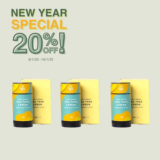 [20% OFF] - NEW YEAR SPECIAL! Deo Stick Trio - Tea Tree Lemon