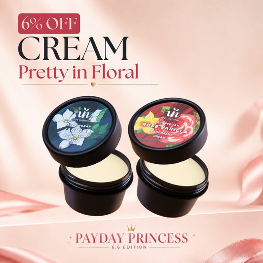 [6% Off] 6.6 Cream Deo Combo - Jasmine + Rose Vanilla