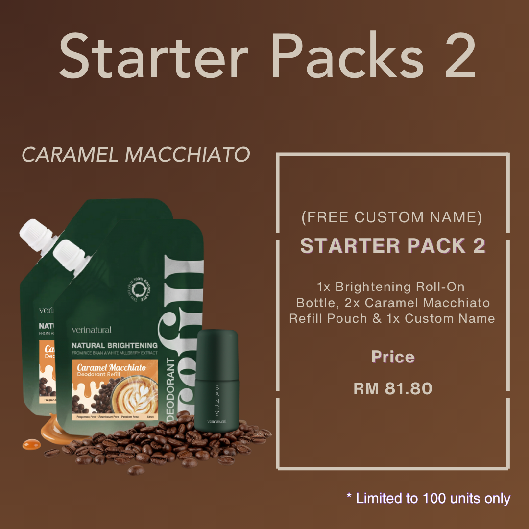 Limited Edition - Caramel Macchiato Refillable Roll-On Deodorant