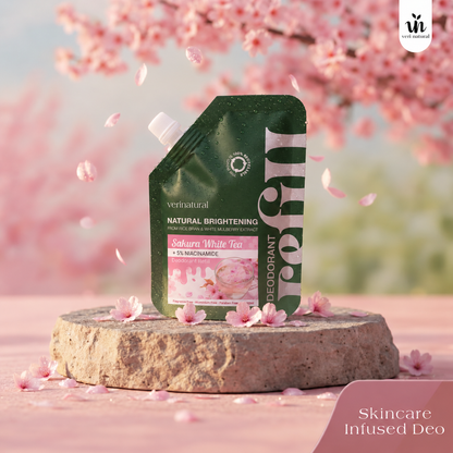 Limited Edition - Sakura White Tea Refillable Roll-On Deodorant