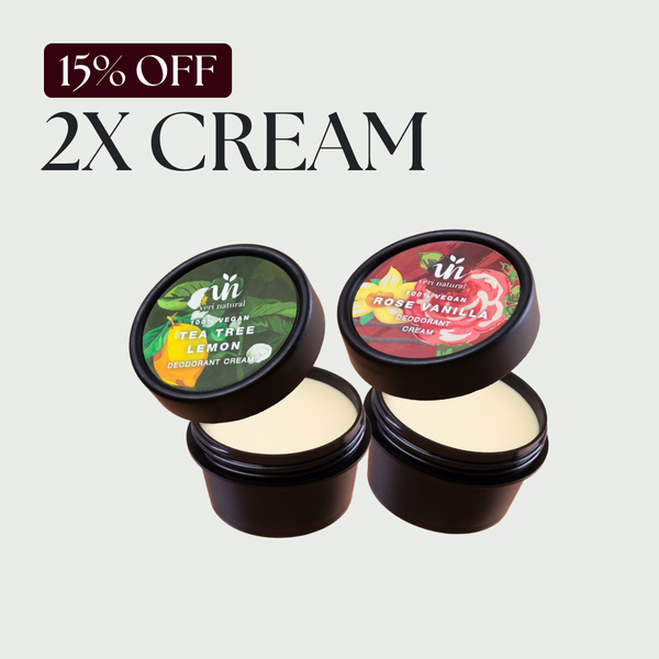[15% Off] Cream Combo - Rose Vanilla + Tea Tree Lemon