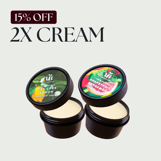 [15% Off] Cream Combo - Tea Tree Lemon + Grapefruit Bergamot