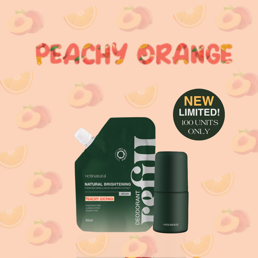 Limited Edition - Peachy Orange Refillable Roll-on