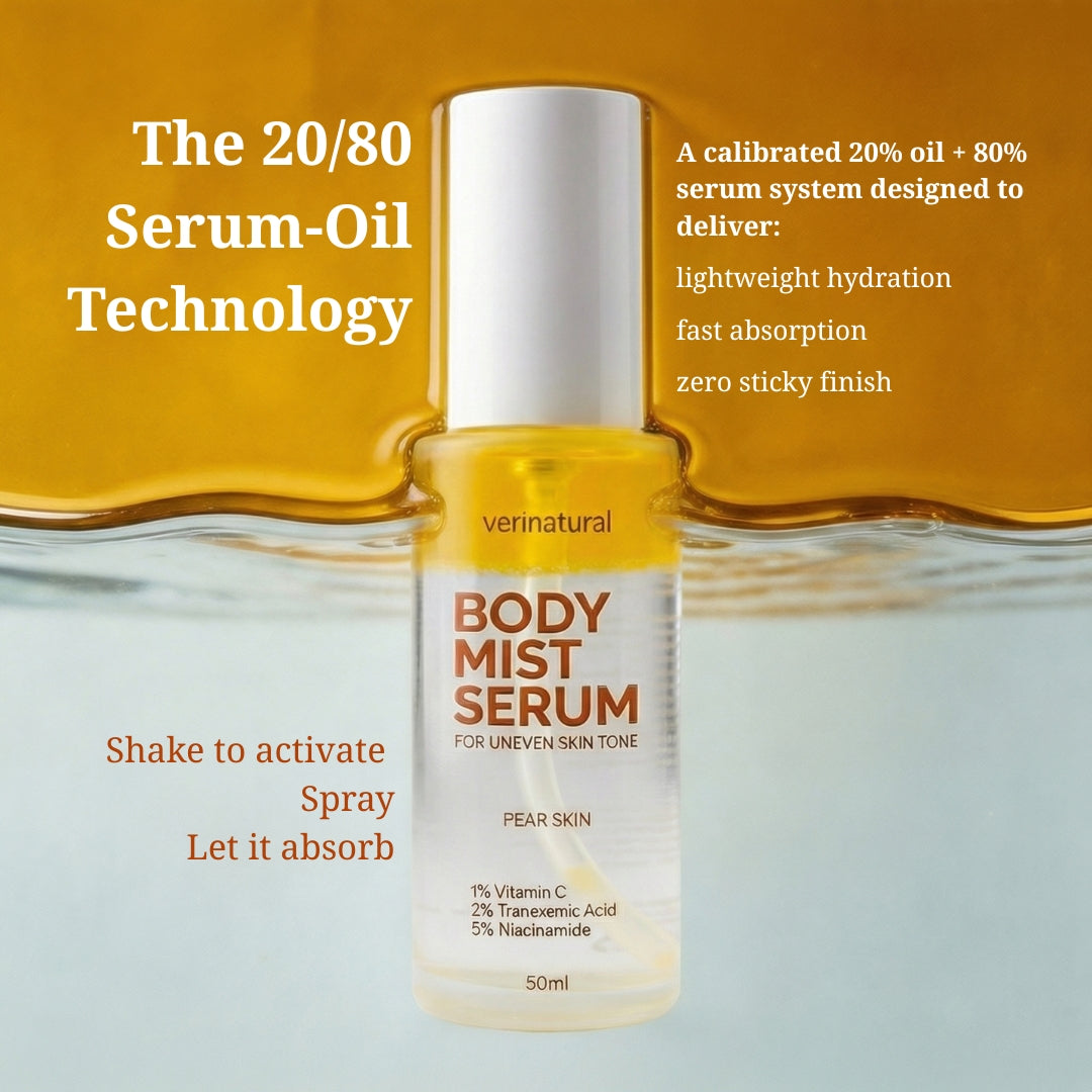 Bi-Phase Body Mist Serum for Uneven Skin Tone