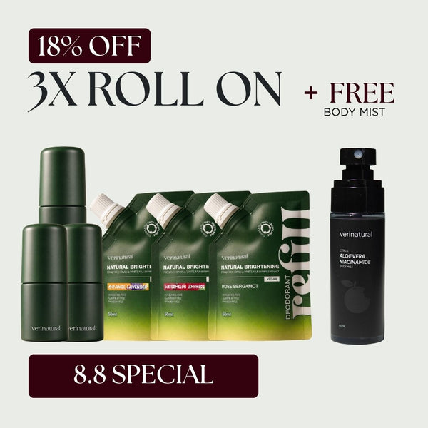 [18% Off] Roll-On Trio - Watermelon Lemonade + Orange Lavender + Rose Bergamot + Body Mist