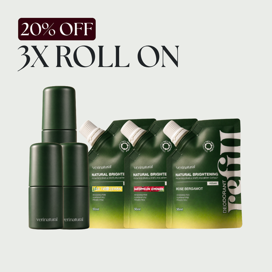 [20% Off] Roll-On Trio - Tea Tree Lemon + Watermelon Lemonade + Rose Bergamot