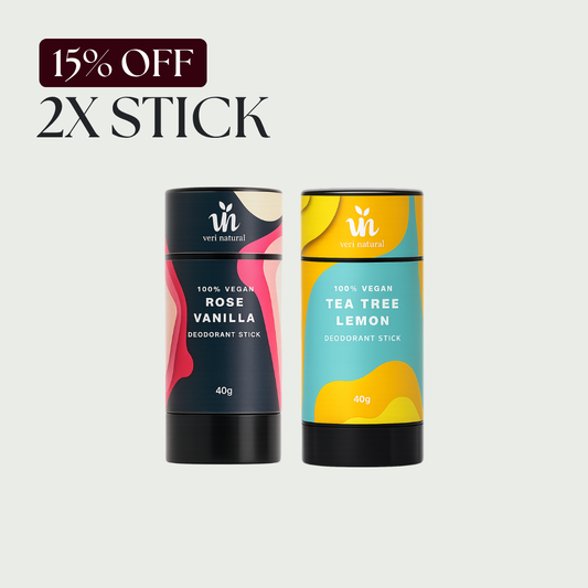 [15% Off] Stick Combo - Rose Vanilla + Tea Tree Lemon