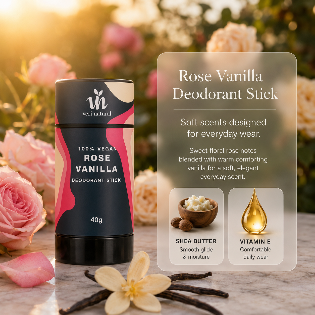 [16% Off] Stick Trio - Rose Vanilla x3 + FREE Body Mist SERUM